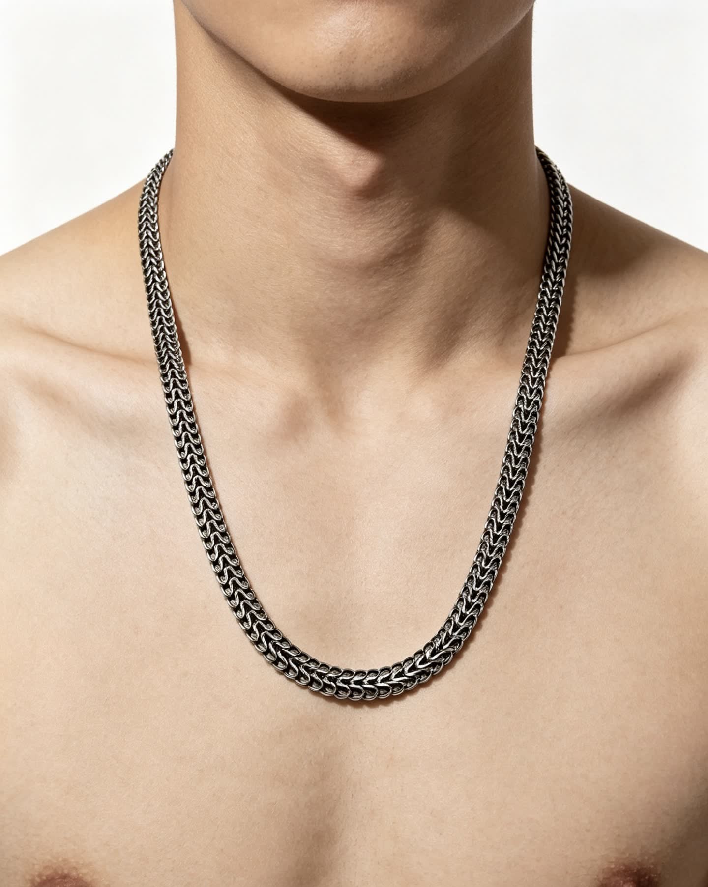 Louis Vuitton Silver Chain Necklace